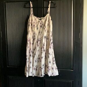 Torrid Floral Midi Dress - White and Pink